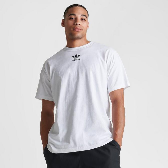 Adidas t shirt online with logo on back