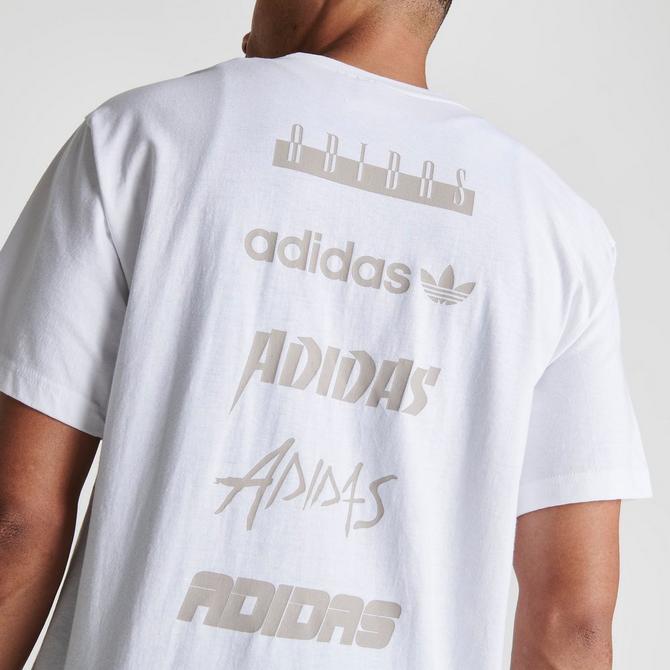 Adidas sticker sale t shirt