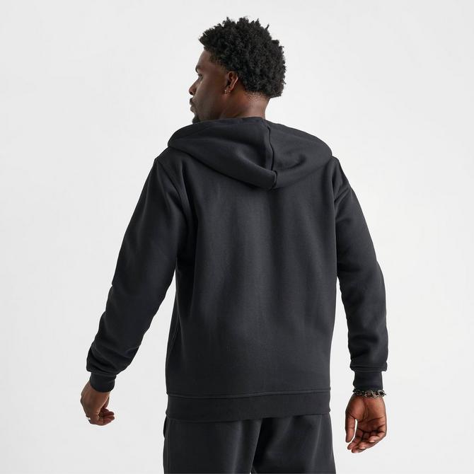 Adidas originals mens trefoil spo full zip hooded sweat black on sale