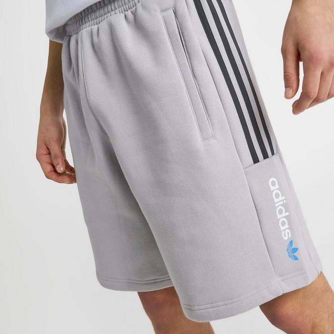 adidas Originals Trefoil legging shorts in gray