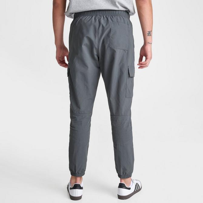 adidas Men's Essentials Regular Tapered-Fit Fleece Cargo Joggers - Macy's