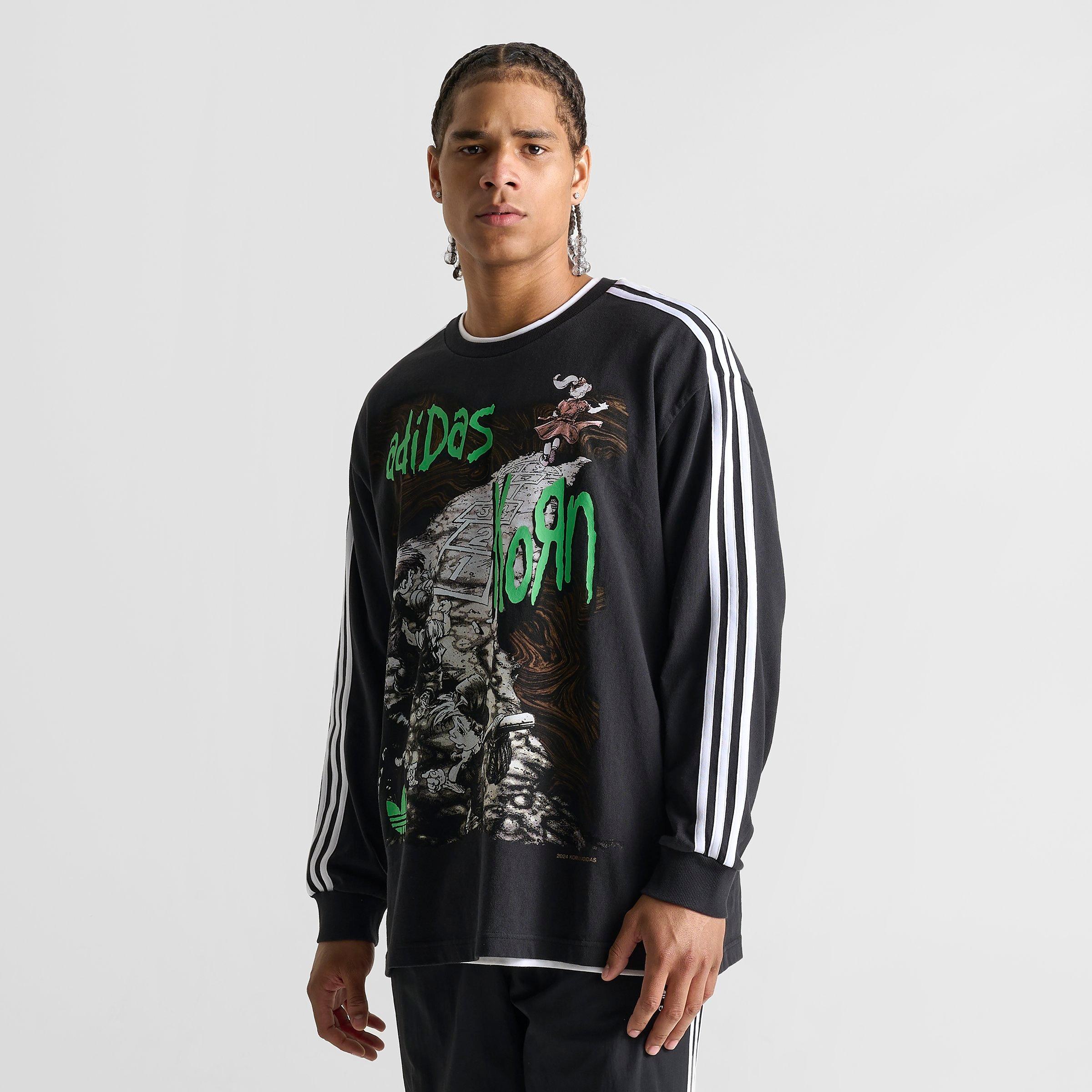 Men's adidas Originals x Korn Graphic Long-Sleeve T-Shirt