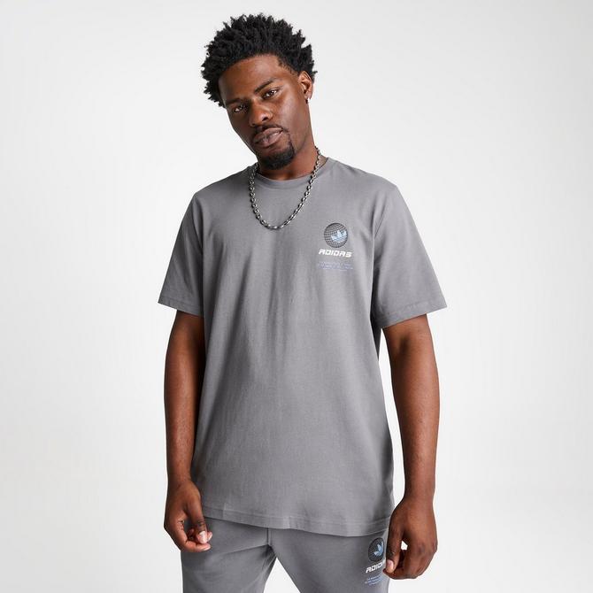 Grey adidas outlet originals t shirt