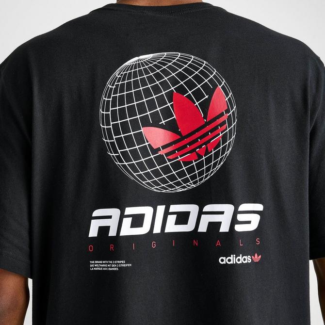 Men s adidas Originals Globe Graphic T Shirt JD Sports