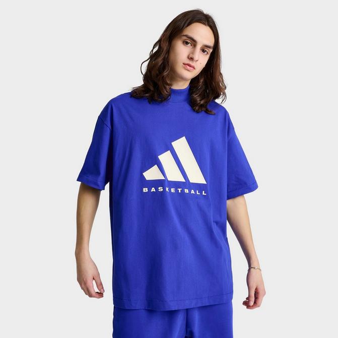 Adidas t shirt dark blue online