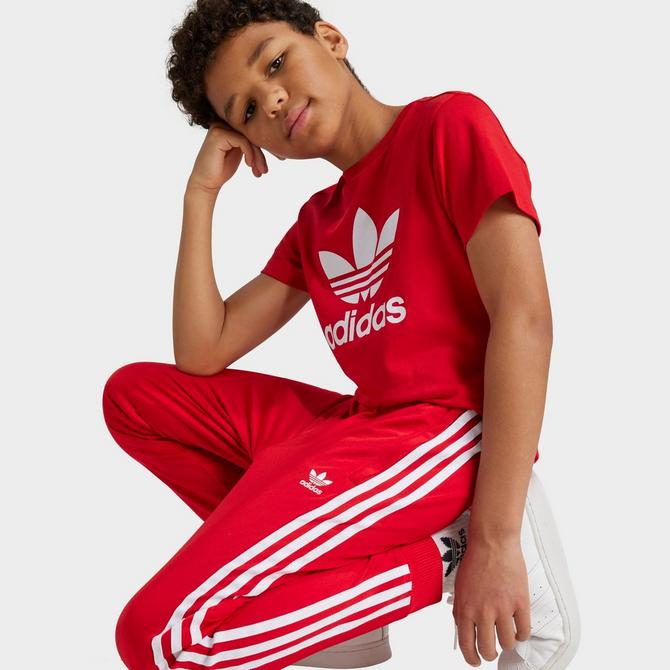 Adidas superstar track pant collegiate red hotsell