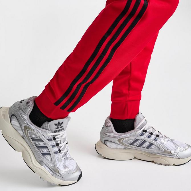 Adidas Firebird Track Pant Black White - Puffer Reds