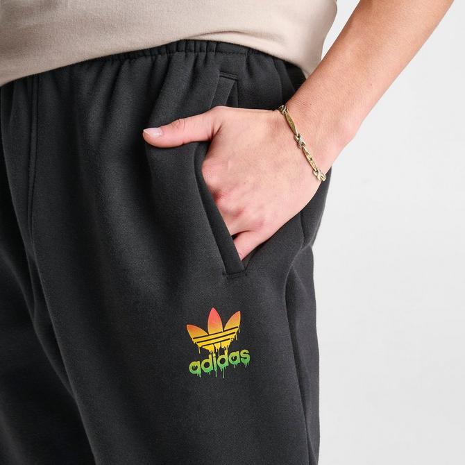 Black adidas Originals Drip Fade Joggers - JD Sports Global