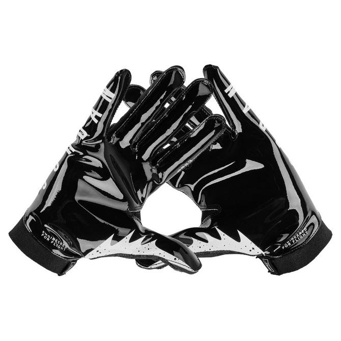 White and black football 2024 gloves