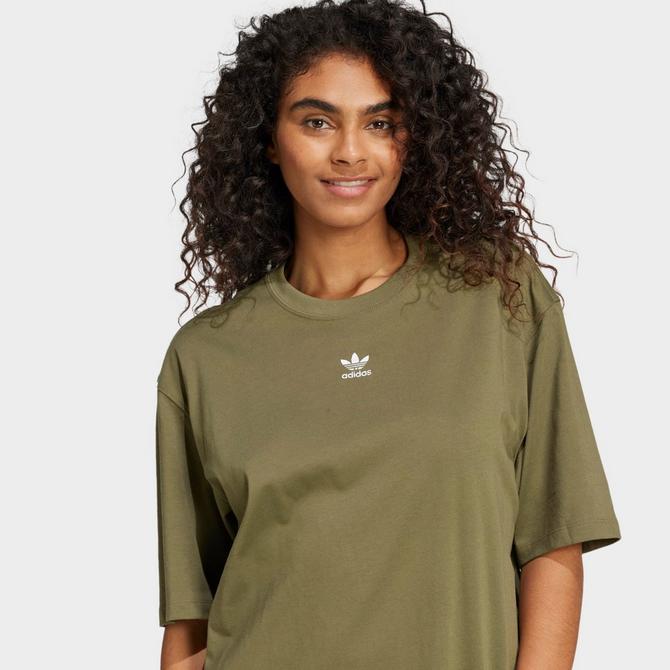 Women s adidas Essentials Boyfriend Lifestyle Loose T Shirt JD Sports