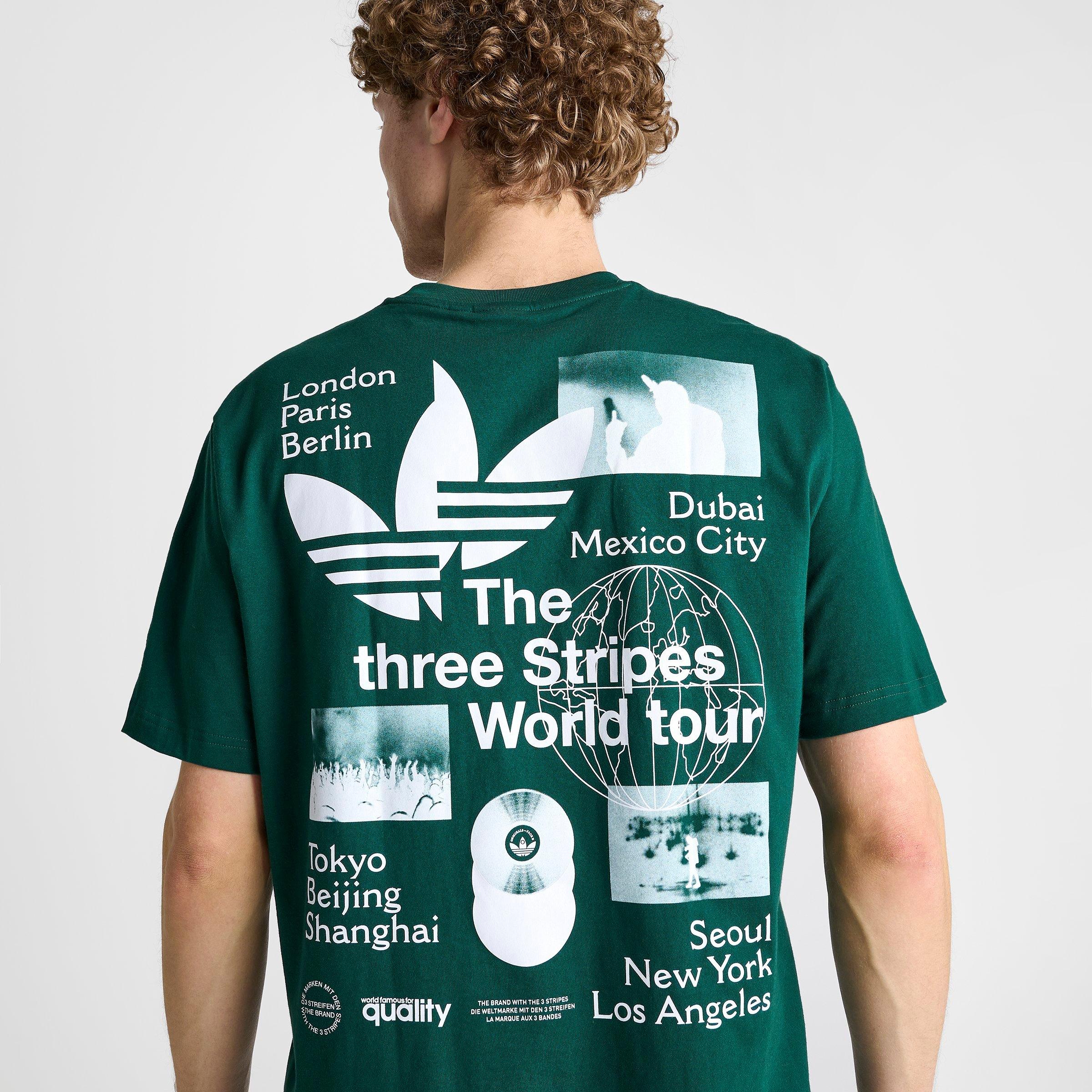 green white graphic tee