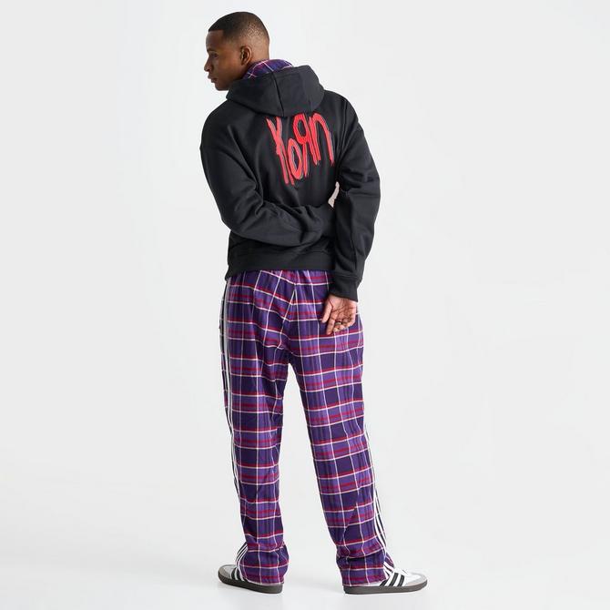 Adidas plaid hoodie cheap