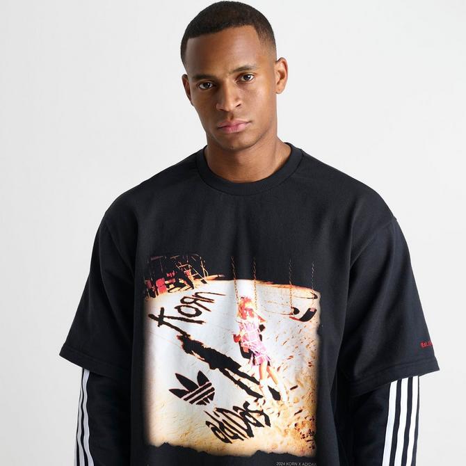 Men s adidas Originals x Korn Long Sleeve T Shirt