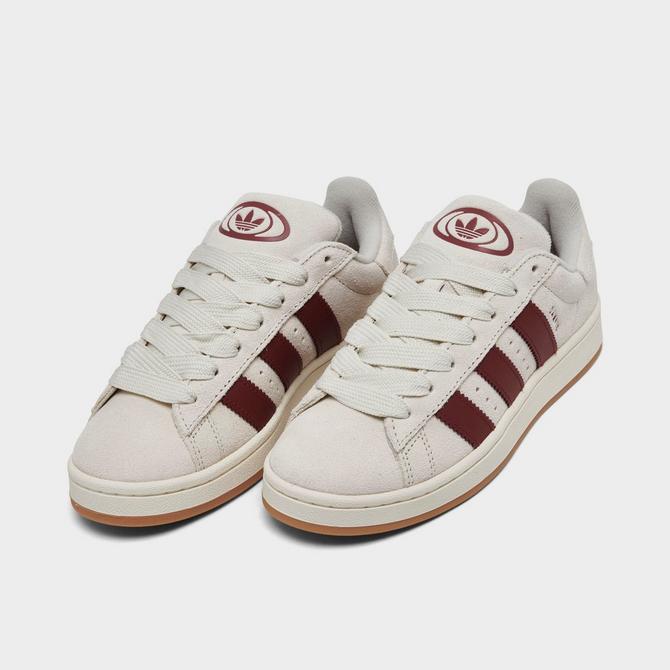 Adidas campus burgundy shoes on sale