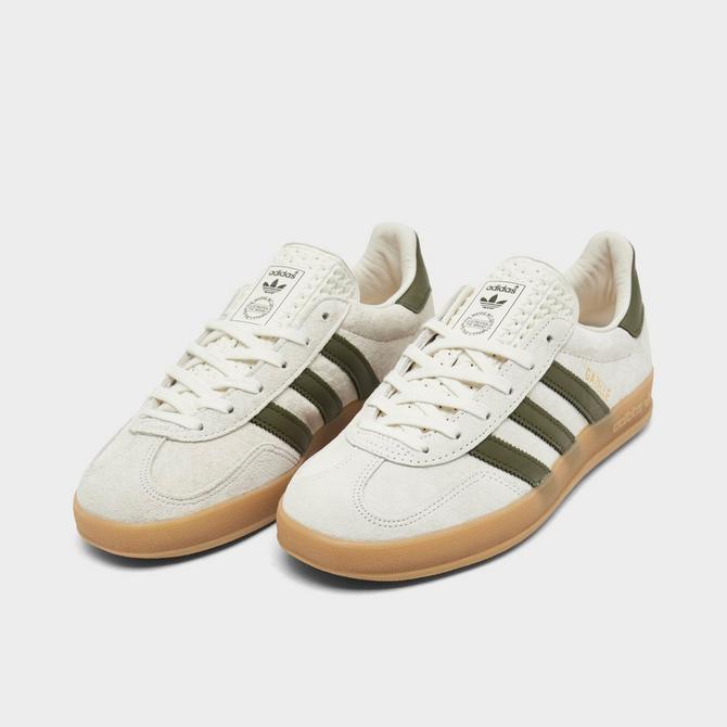 New offers women's size 7.5 adidas originals gazelle vintage white/black FU9659 trefoil