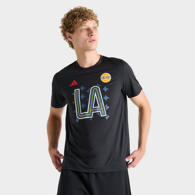 Men s adidas LA Galaxy MLS Pre Game T Shirt JD Sports