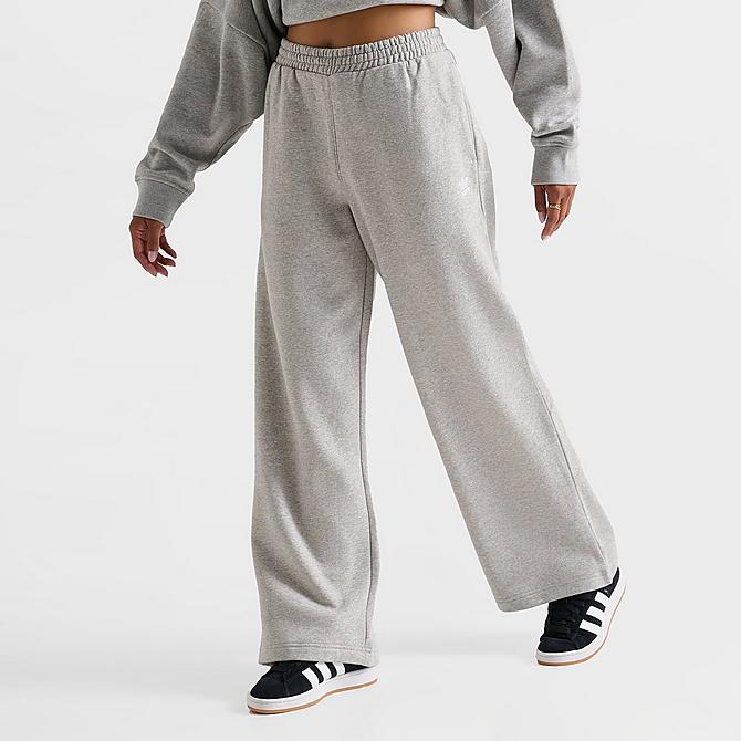 Women's adidas Originals Wide Leg Fleece Pants Women's adidas Originals Wide Leg Fleece Pants