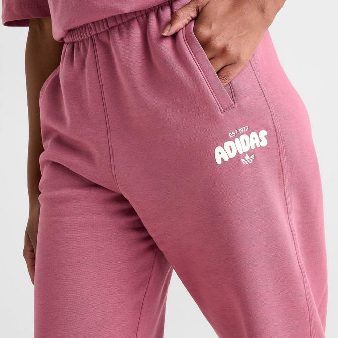 Women s adidas Originals Bubble Fleece Jogger Pants JD Sports