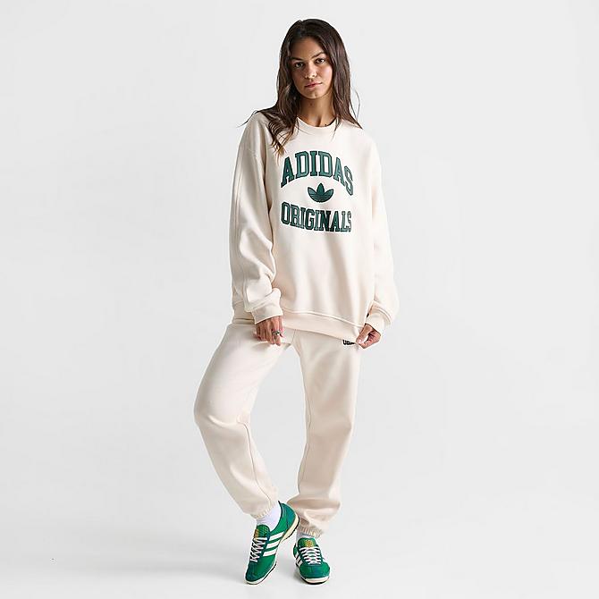 Women's adidas Originals Varsity Oversized Crewneck Women's adidas Originals Varsity Oversized Crewneck