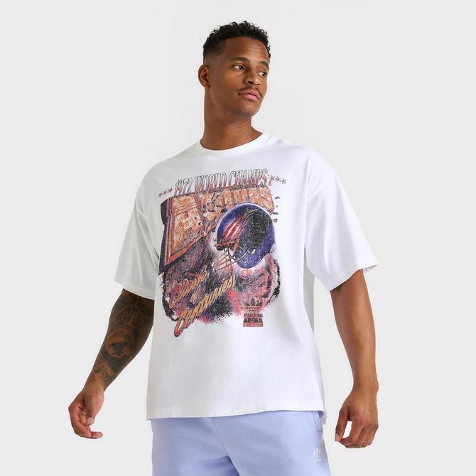 Tシャツ・カットソー adidas ADILENIUM 3 GRAPHIC TEE WHITE JY6299 Men's adidas Adilenium Season 3 Fan Graphic T-Shirt | JD Sports