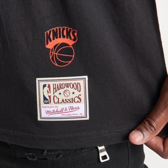 Mitchell & Ness Kids' Youth Black New York Knicks Hardwood Classics Big  Face 2.0 Jersey
