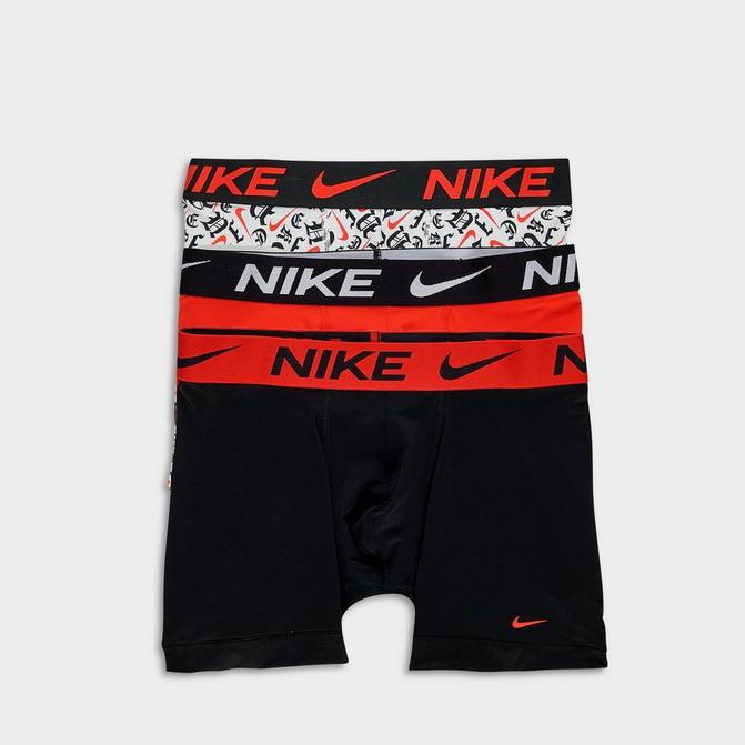 Nike Youth Boy's 3-Pairs Boxer Briefs Underwear Micro Dri-FIT Game