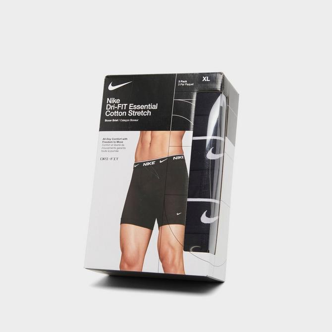 Men's Nike Stretch Cotton Boxer Briefs (3-Pack)| JD Sports