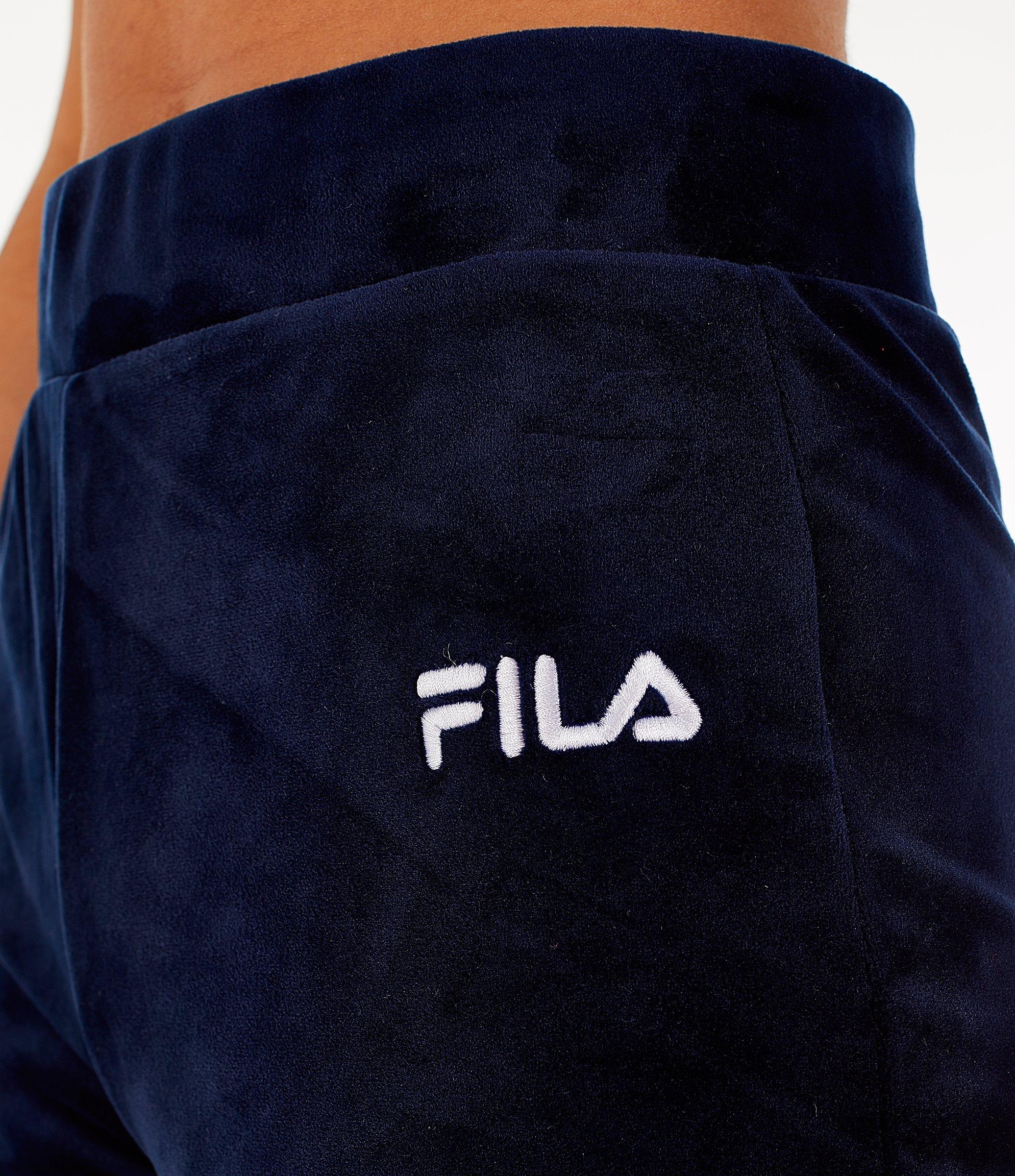 velour fila pants