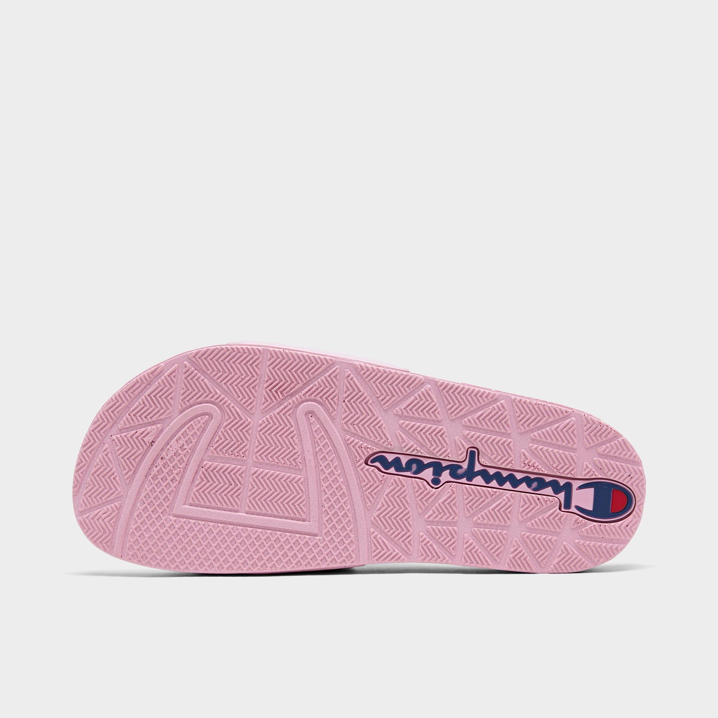 pink champion sandals