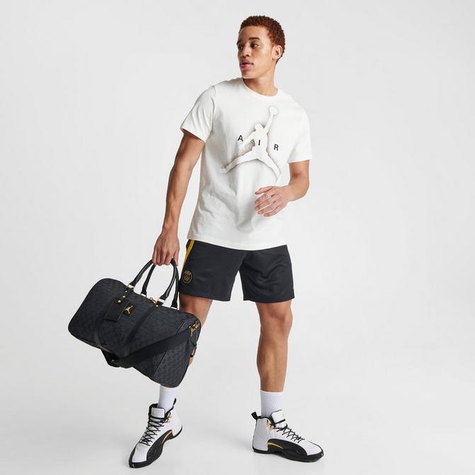 Travel Outfit + LV Duffle Bag + Nike Tennis Shoes + White Tee