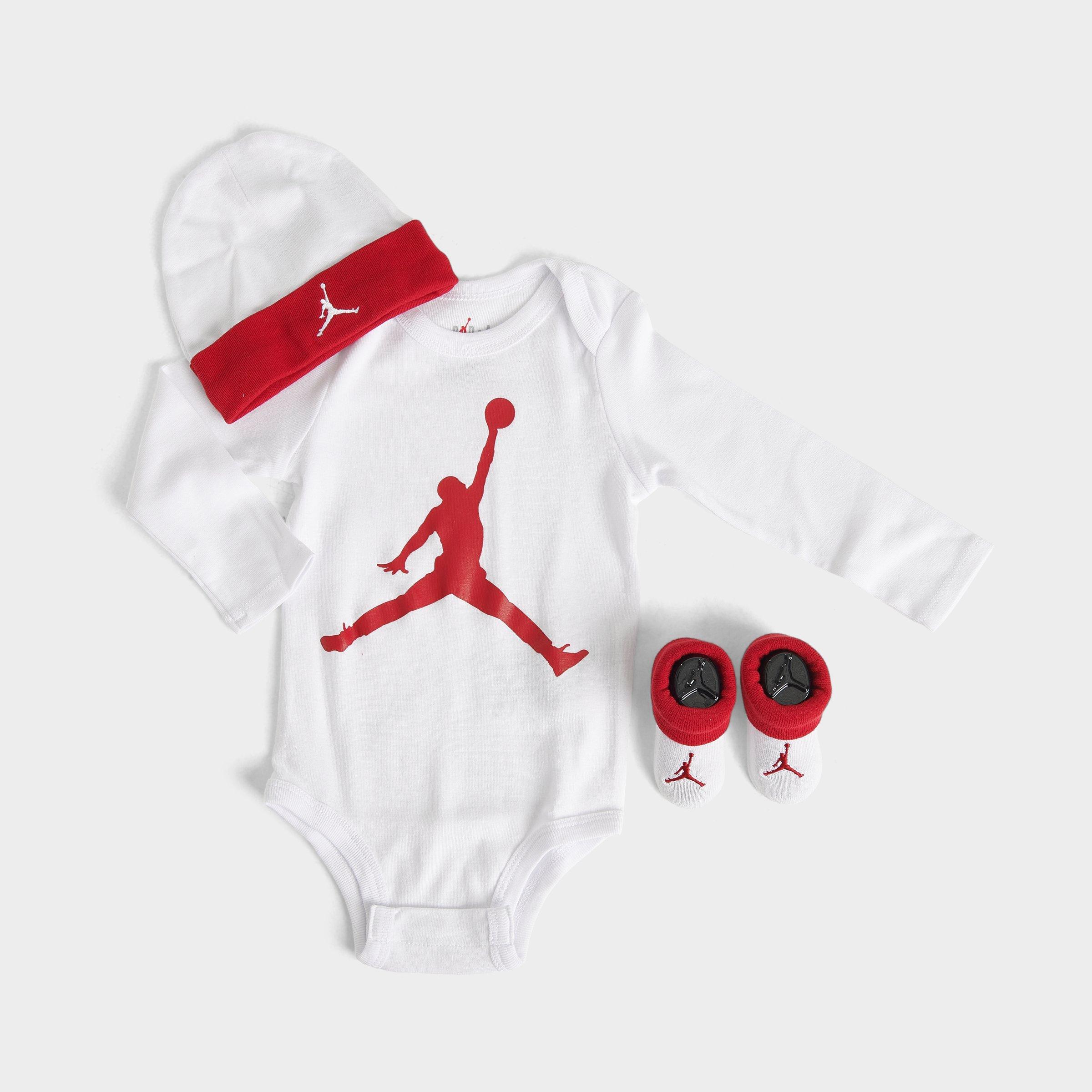 jordan infant hat and booties