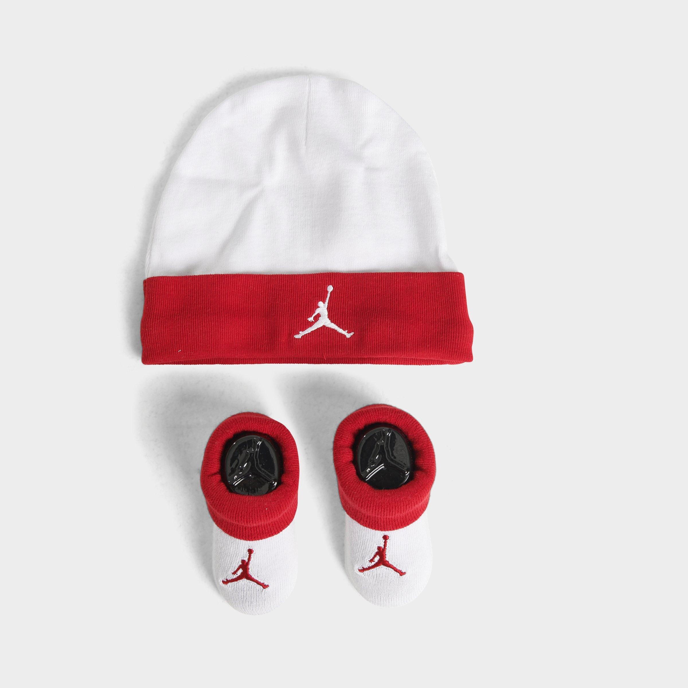 jordan infant hat and booties