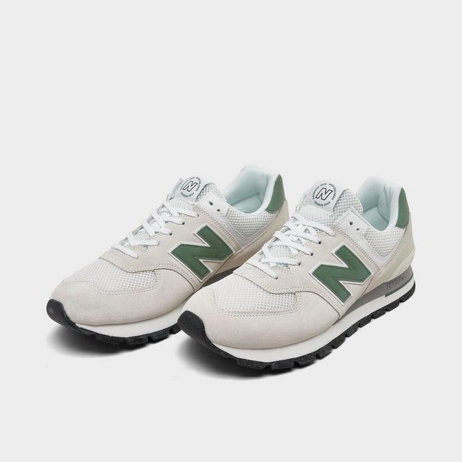 New balance shop 574 white green