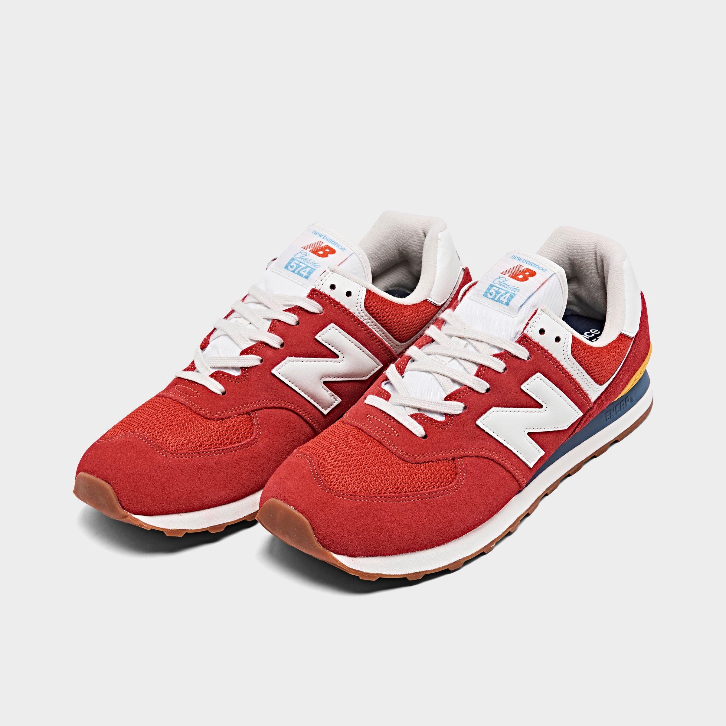 new balance 574 team red with natural indigo