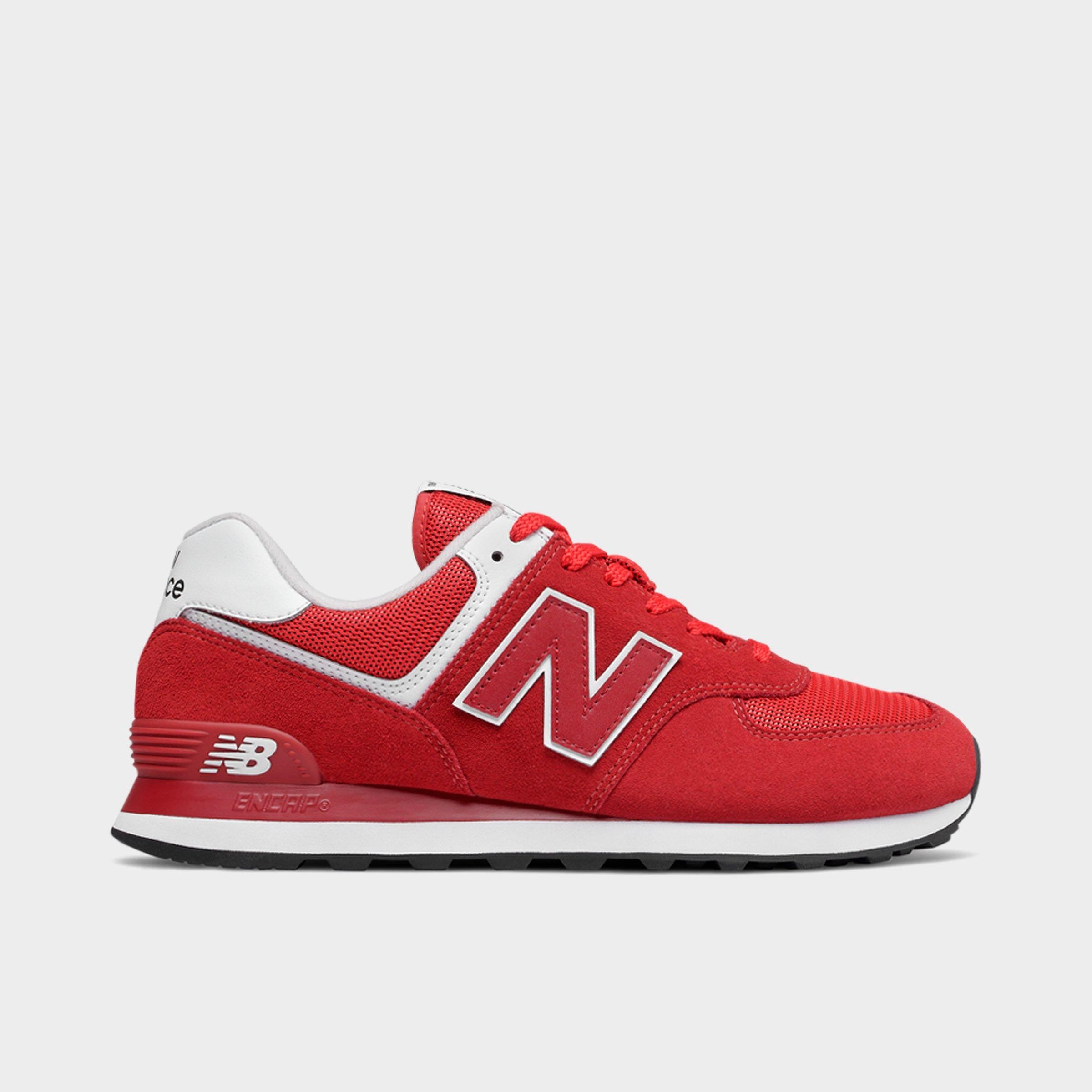 new balance 574 eclipse with team red