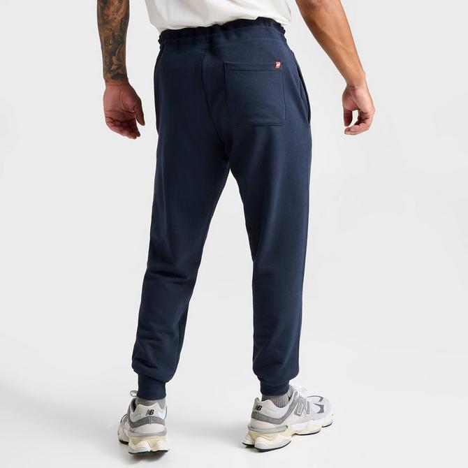 New Balance Men's NB Hoops Essentials Fundamental Pant in Navy New Balance