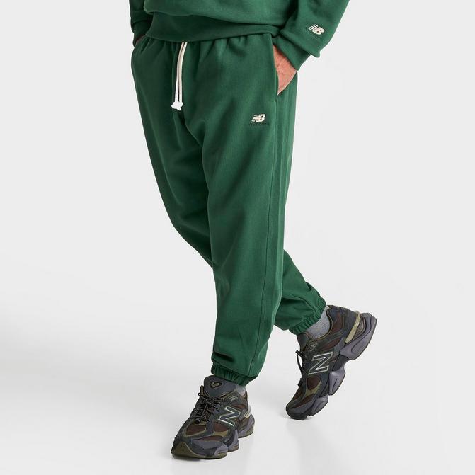 Shop New Balance 90s Athletic Sweatpants MP31503-NWG green