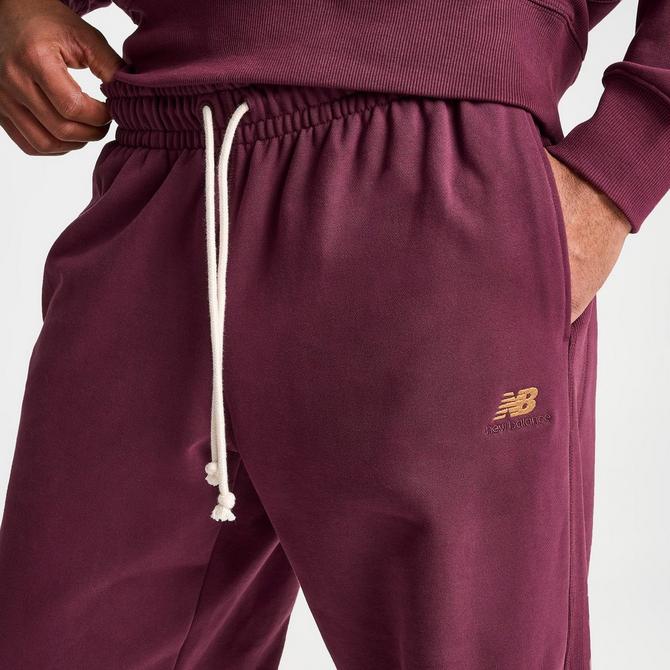 NEW BALANCE Athletics Polar Fleece Pant, Burgundy Men's Casual Pants