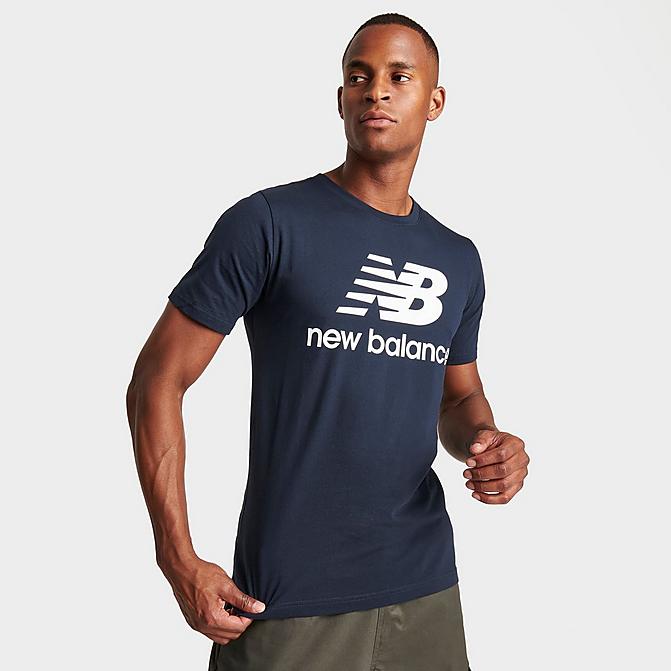 Men's New Balance Essentials Stacked Logo T-Shirt| JD Sports