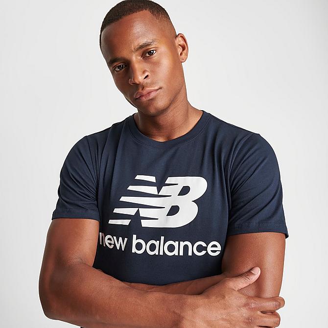 Men\'s New Balance Essentials Stacked Logo T-Shirt| JD Sports
