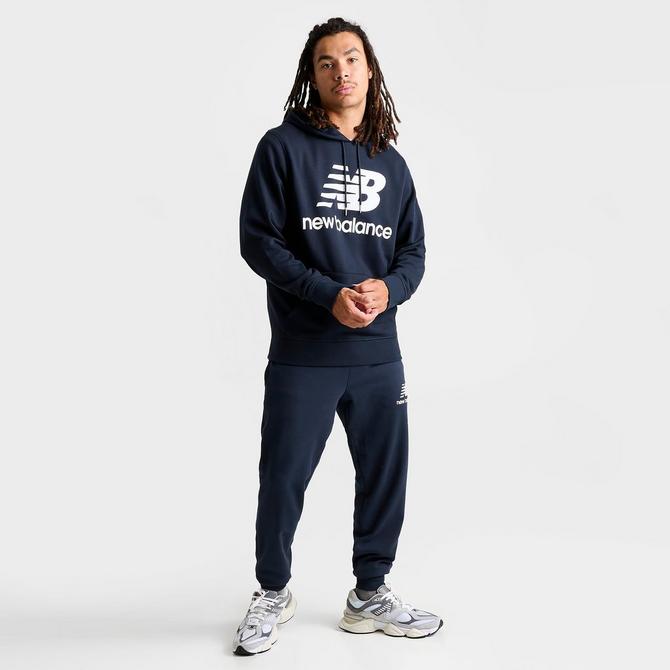 Men\'s New Sports Logo | Pullover Balance Hoodie Essentials Stacked JD