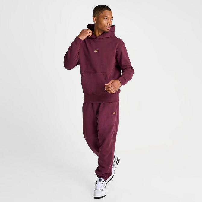 New balance hot sale hoodie burgundy