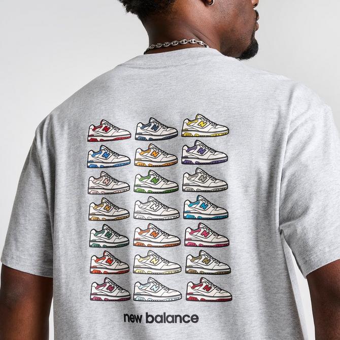 new balance grey t shirt