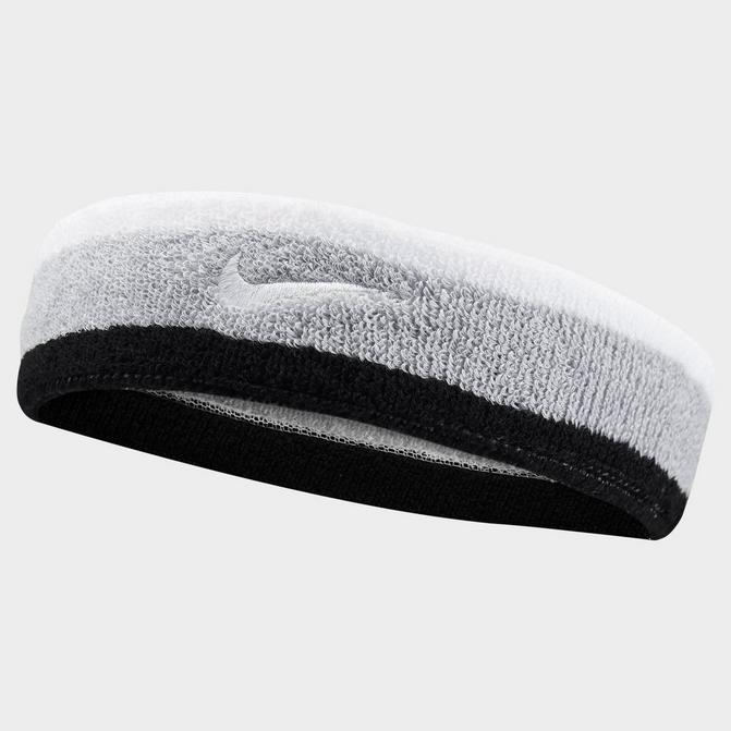 Nike swoosh outlet headband white