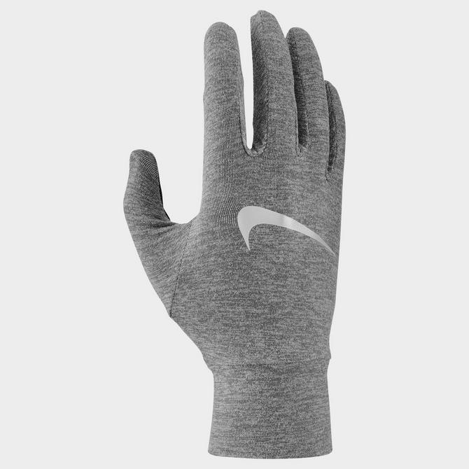 Nike Men's Accelerate Running Gloves in Grey