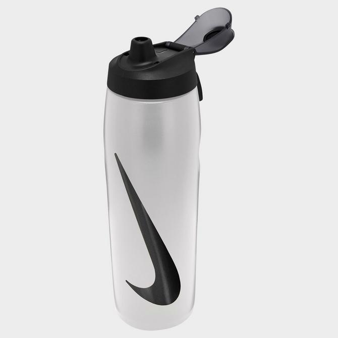 Nike Refuel 32 oz. Water Bottle with Locking Lid, Actiongrape/Blk/Met Gold