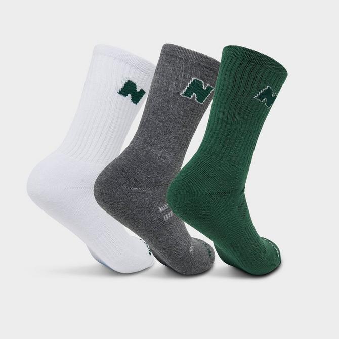 New Balance N Logo Crew Socks (3-Pack)