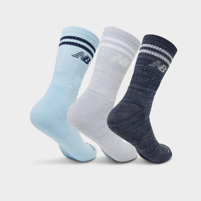 New Balance Varsity Stripe Crew Socks (3-Pack)