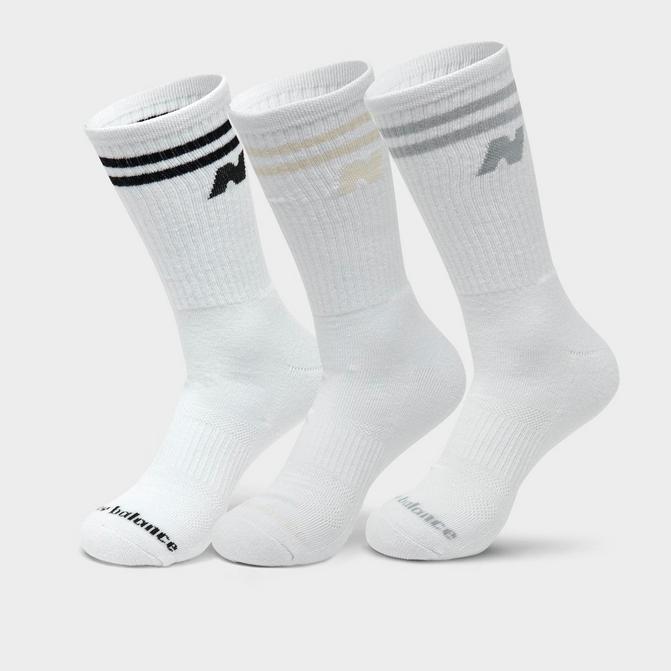 J's Athletic Crew 3 Pack - Black/White/Grey, Black/White/Grey / Large