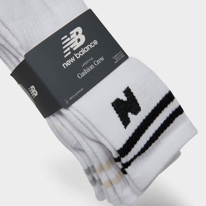 Cushioned Crew Socks 6 Pack - New Balance